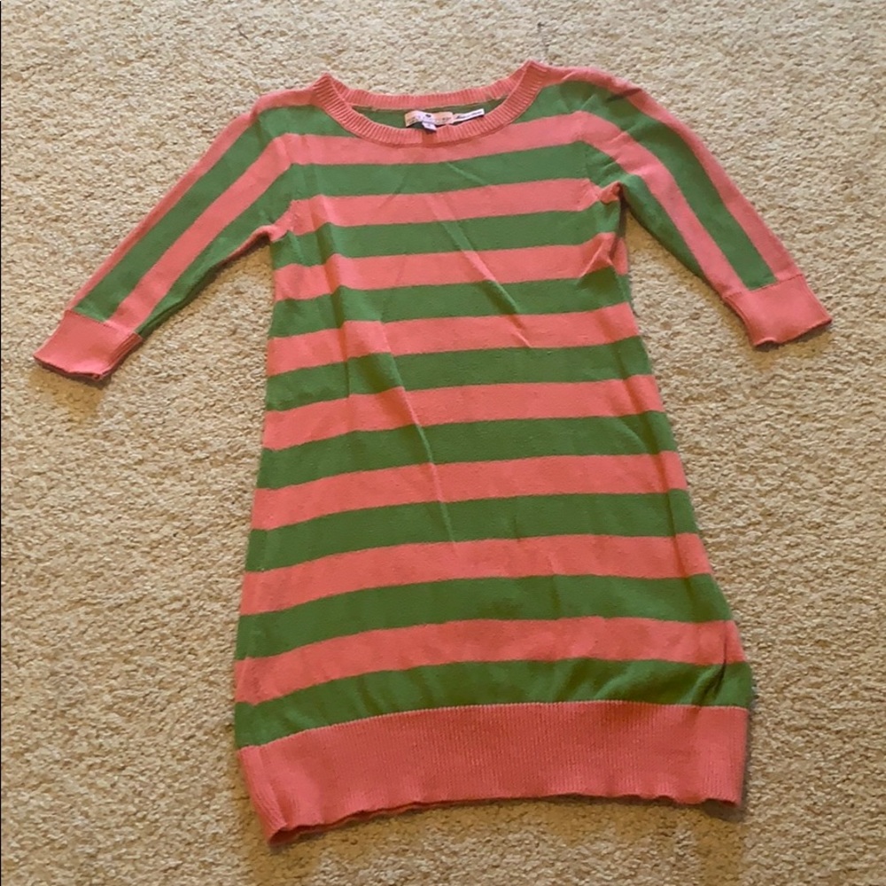 juicy couture sweater dress size 8 striped